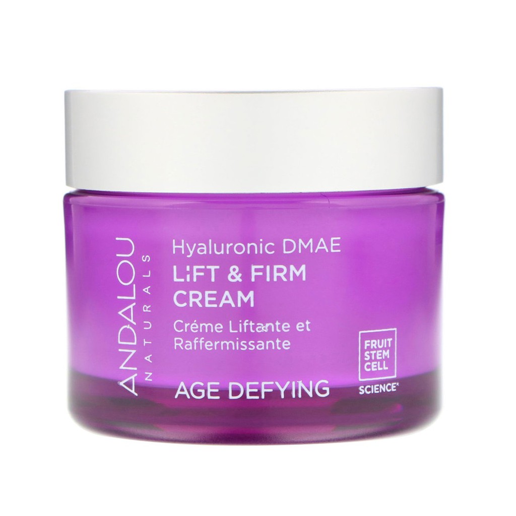 Kem nâng cơ mặt và làm săn chắc da ANDALOU NATURALS Hyaluronic DMAE LIFT & FIRM cream - 50g