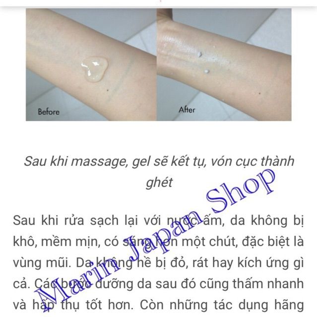 (Hàng chuẩn Nhật)Gel tẩy tế bào chết Detclear Nhật Bản