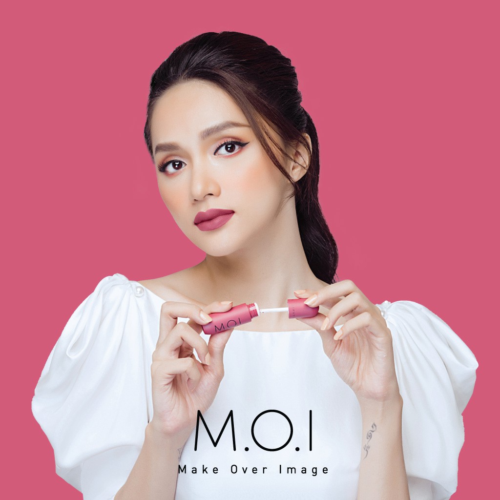 [Son kem lì Sgirls màu hồng tím đất Moi Cosmetics ]