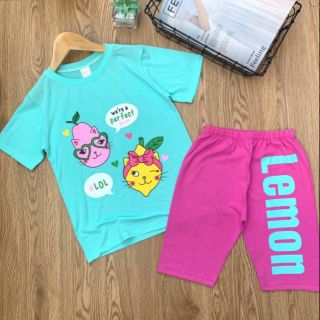 💗Bộ lửng thun cotton 4 chiều cho bé gái từ 22 đến 43kg