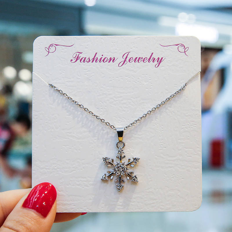 Vòng cổ Mặt Bông Tuyết / Gấu / Thiên Nga / Thiên Nga / Thiên Nga / Hươu Màu Đen Thời Trang Cho Nữ 2021