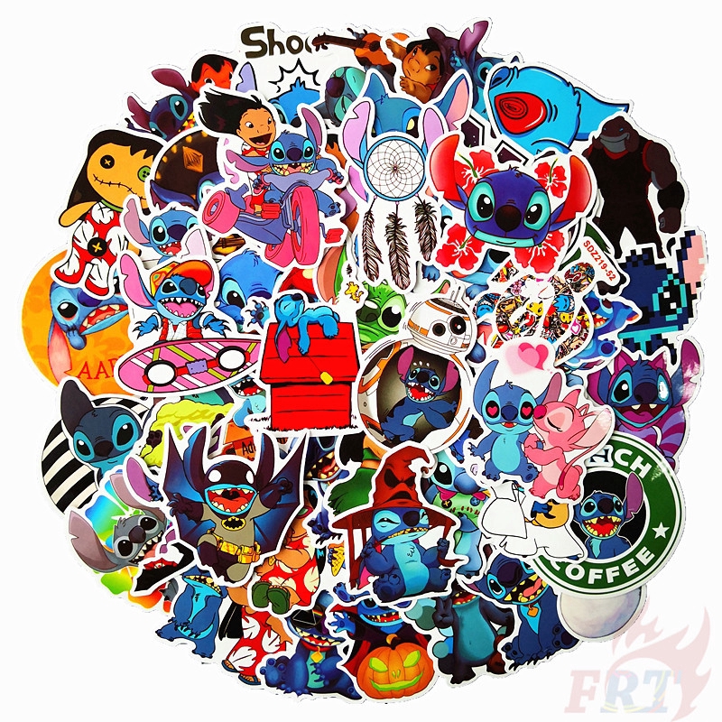 ❉ Lilo &amp; Stitch - Series 10 Disney Cartoon Stickers ❉ 50Pcs/Set DIY Fashion Luggage Laptop Skateboard Doodle Stickers
