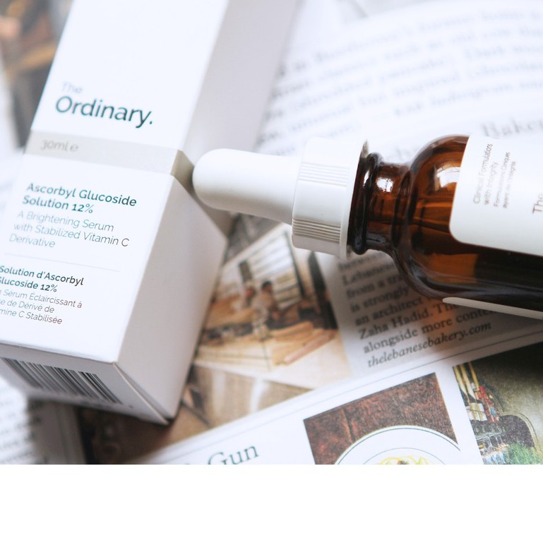 The Ordinary Ascorbyl Glucoside Solution 12% - Tinh chất Vitamin C sáng da, giảm thâm mụn mạnh 30ml