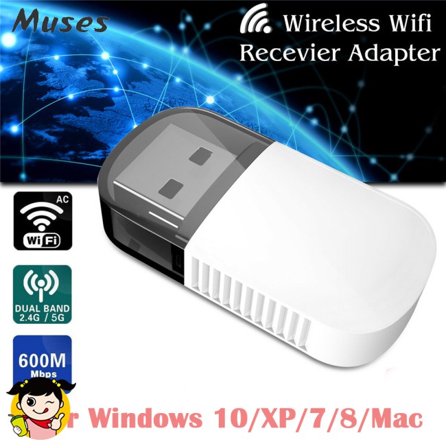 Usb Kép Wifi Không Dây 600m Ezcast Usb Kép Tần Số 5g