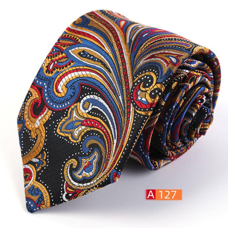 Cà Vạt Họa Tiết Hoa Phong Cách Cổ Điển Lịch Lãm Cho Nam 24H