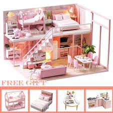 Bộ lắp ráp mô hình nhà gỗ DIY:Metting Your Sweet L027 Tặng Keo + mica