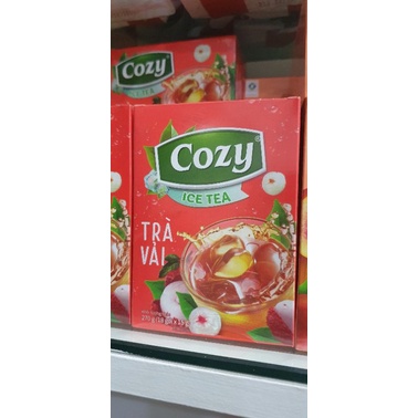 TRÀ COZY HÒA TAN ĐÀO/  VẢI/ BÍ ĐAO/ DÂU