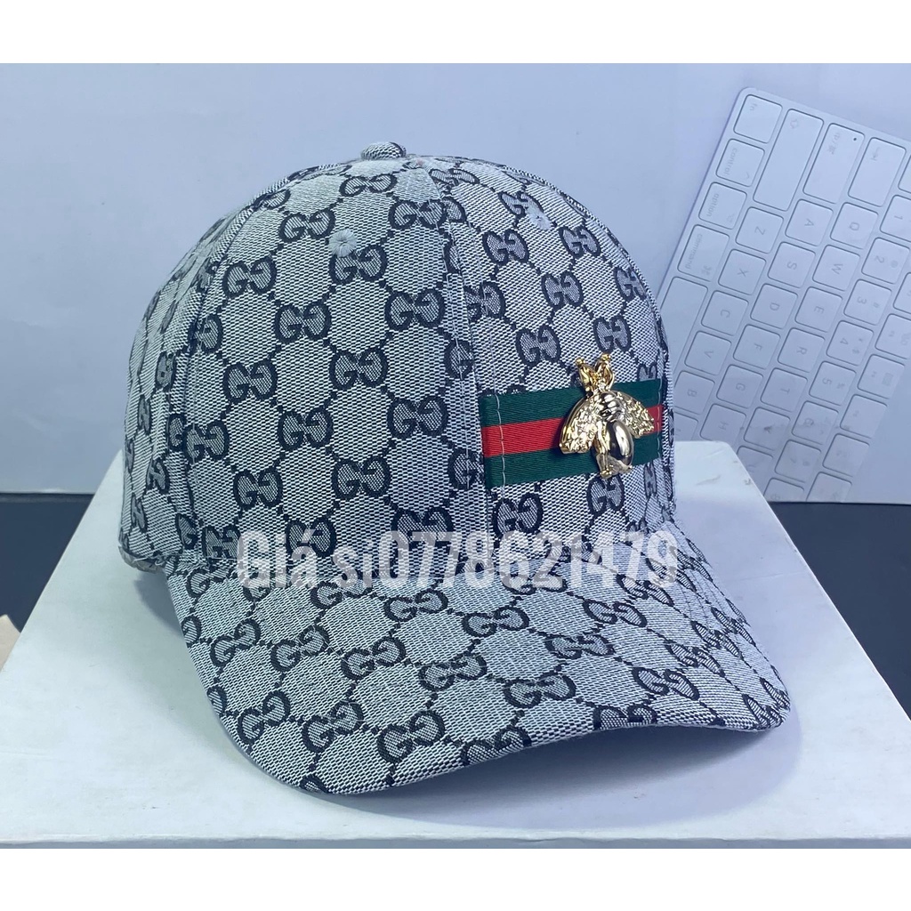 Nón kết lưỡi trai in Gg ong sắt thời trang nam nữ