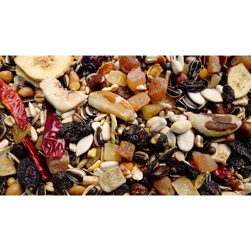 Hạt Exotic fruit dành cho vẹt gói nguyên seal 600g