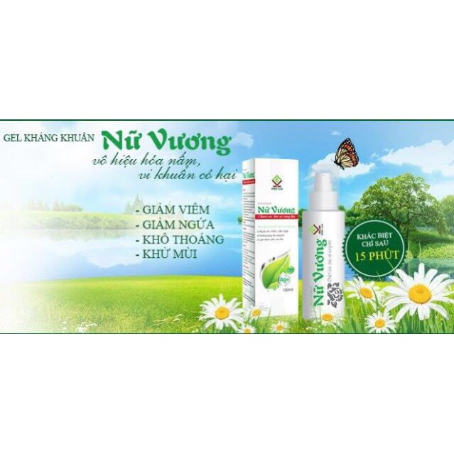 Dung dịch vệ sinh Nữ vương gel chai 100ml giá tốt