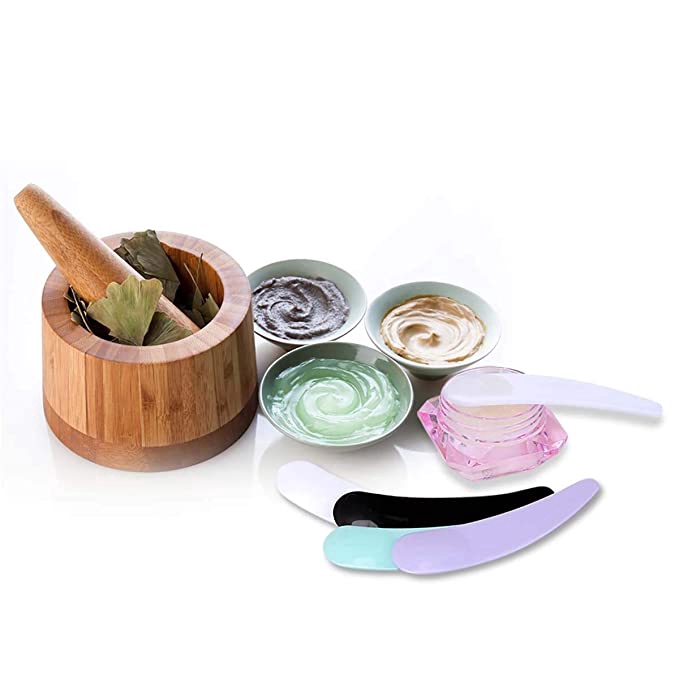 [Hàng mới về] Bộ 10 Muỗng Mini Dùng Một Lần Dùng Đắp Mặt Nạ Mắt Chuyên Nghiệp