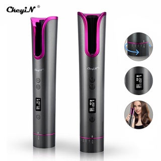 Máy uốn tóc CkeyiN HS470 bằng sứ không dây USB không lõi chất lượng cao