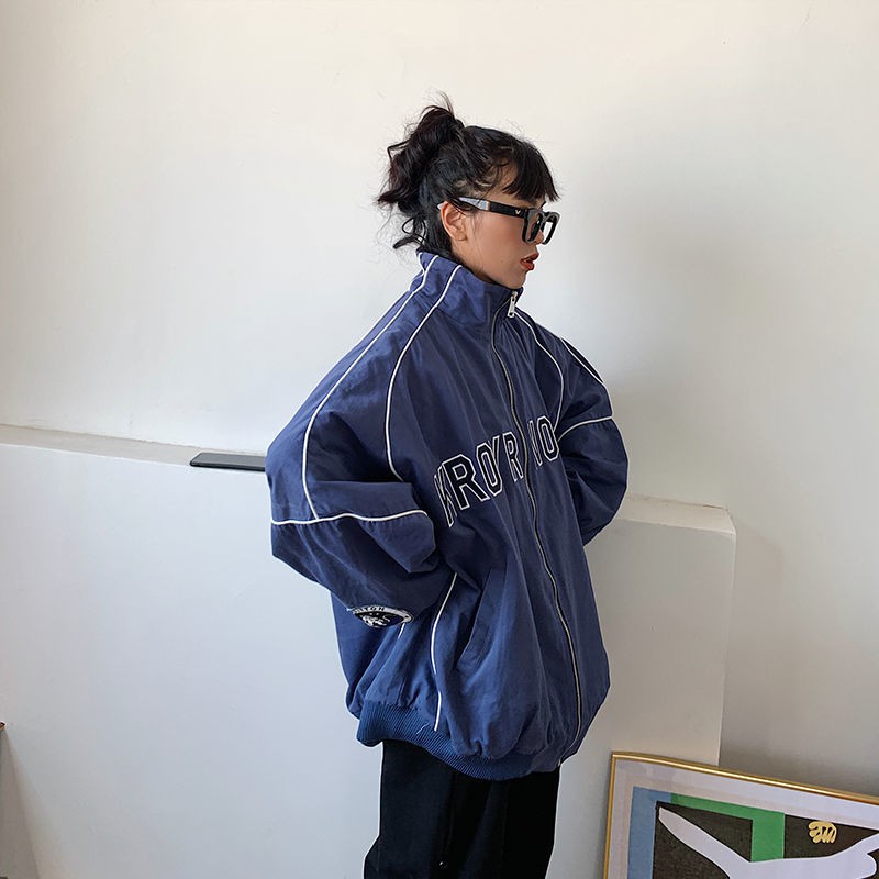 Áo khoác bóng chày phong cách Hàn Quốc thời trang năng động 2020 cho nữ