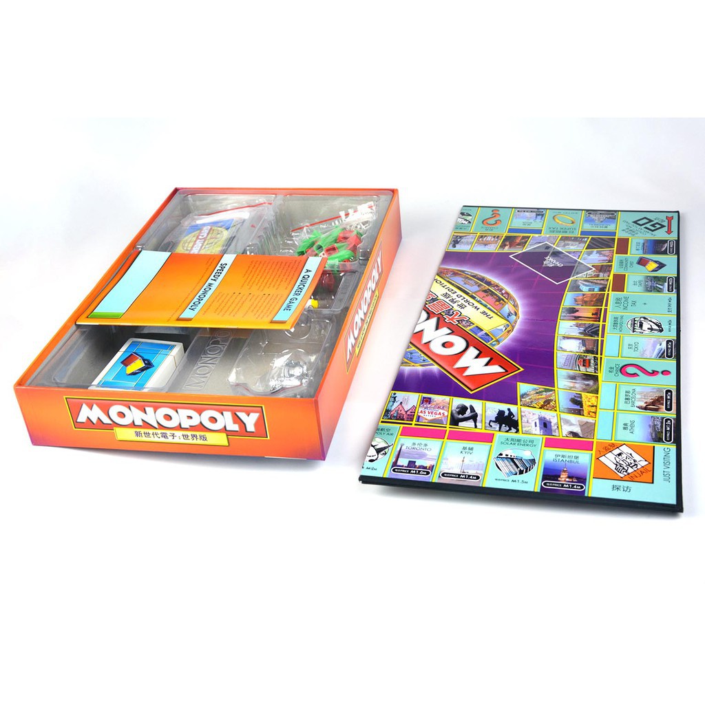 Bộ Đồ Chơi Cờ Tỷ Phú Monopoly Here & Now The World Edition - Cờ tỷ phú Việt Nam ATM Cao Cấp