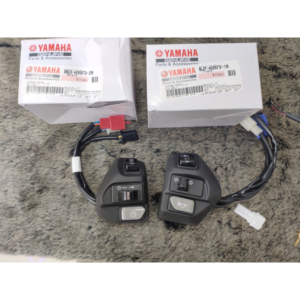 Cặp cùm Công tắc xe NVX chính hãng Yamaha gắn Exciter 135, jupiter ...