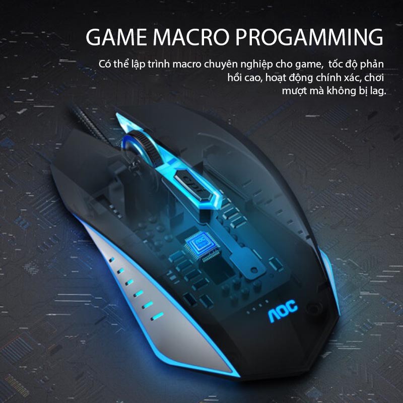 Bộ phím chuột LED AOC KB121 Chuyên Game, Văn Phòng- Dùng cho Laptop, Máy tính để bàn | BigBuy360 - bigbuy360.vn