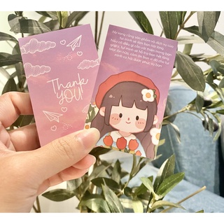 Thẻ cảm ơn, card cám ơn , thiệp cám ơn, thẻ thank you
