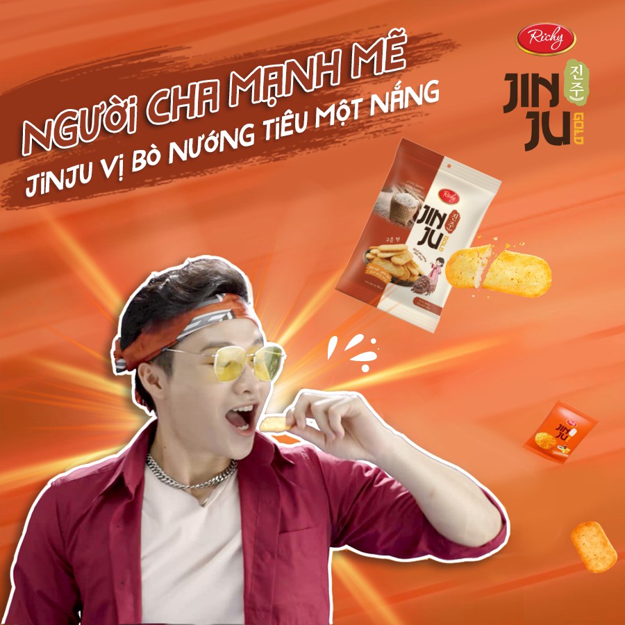 Bánh gạo JINJU RICHY gói 134,4g