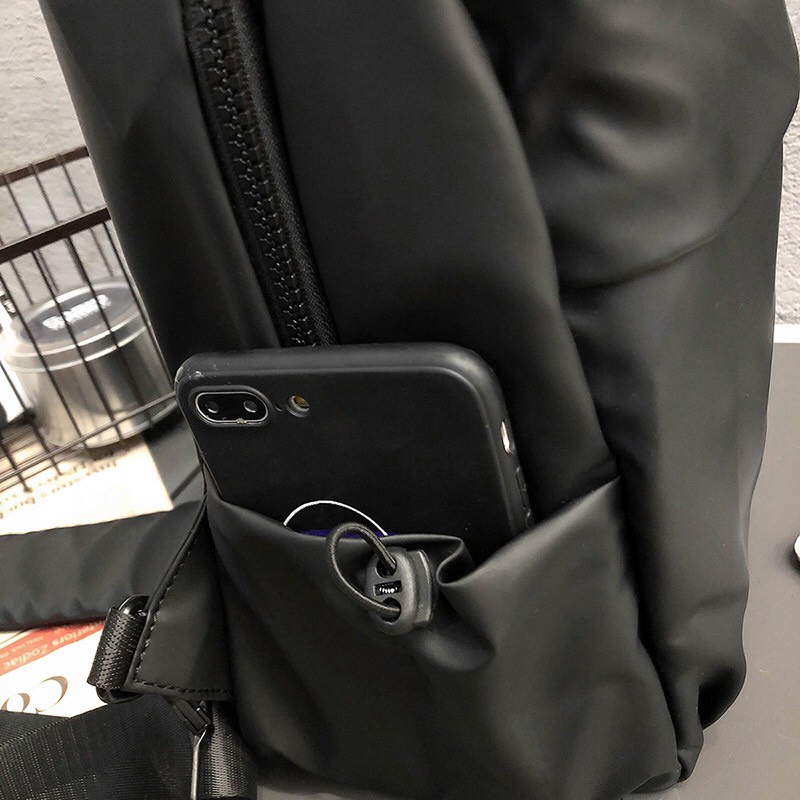 Túi đeo chéo nam nữ unisex da PU cao cấp chống thấm nước Tough Slhs S14