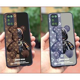 Ốp Lưng Gấu LV Viền Dẻo, Bảo Vệ Camera OPPO A3s/A5/A12e/A5s/A7/A12/A5 2020/A9 2020/A52/A92/A1K/A15/A15s