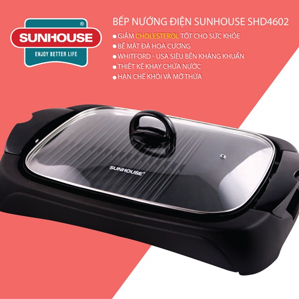 Bếp nướng điện Sunhouse SHD4602