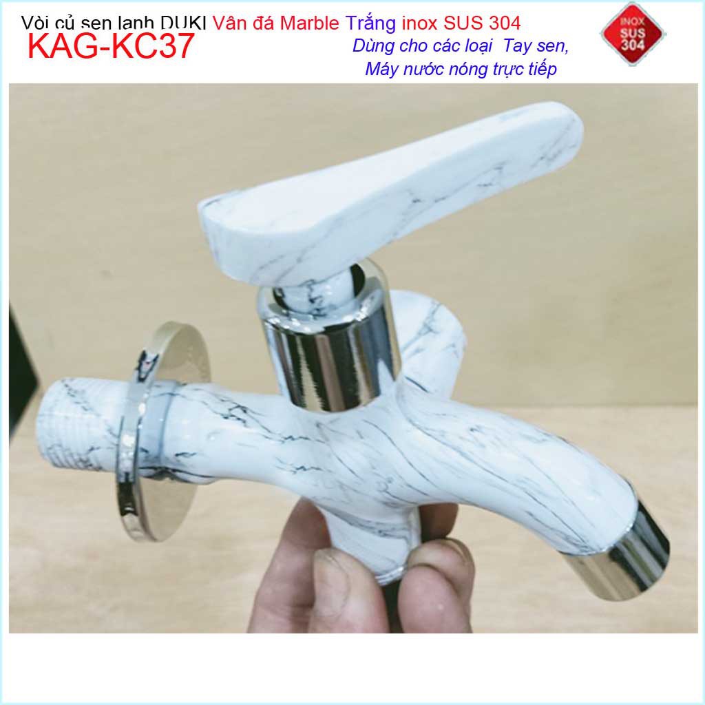 Vòi sen tắm vân đá marble Duki KAG-KC37, Củ sen tắm lạnh cao cấp đá marble