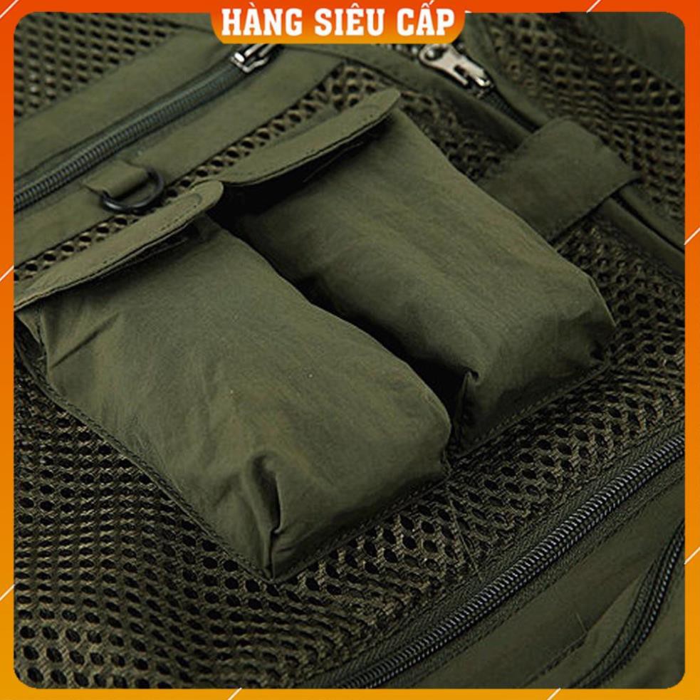 [FreeShip – Giảm 30k]  Áo Gile Nam Túi Hộp - Áo Ghi Lê Lính Mỹ Nhiều Túi | BigBuy360 - bigbuy360.vn