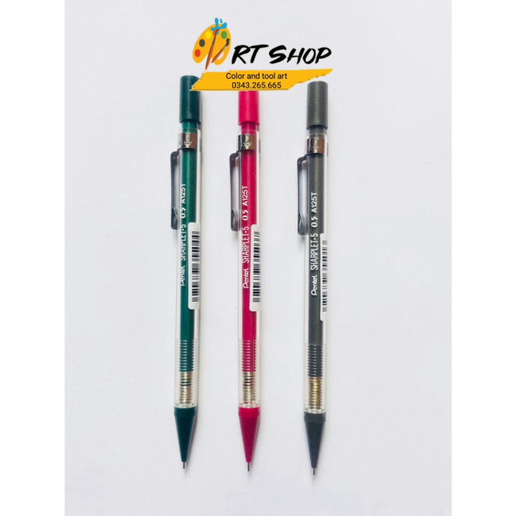 Bút chì bấm chính hãng Pentel  A125T - Art Shop