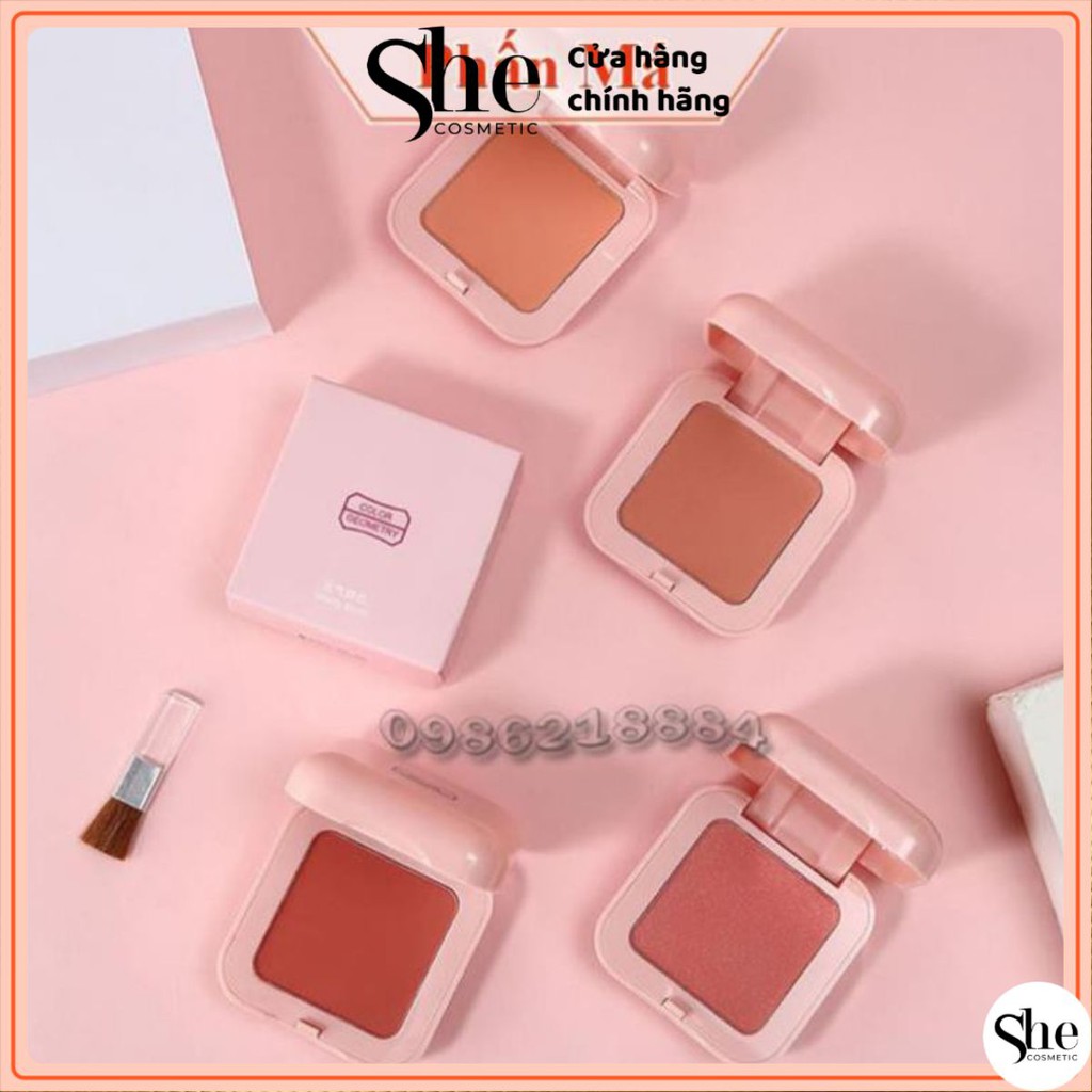 [CHÍNH HÃNG] Phấn má hồng đơn sắc Lameila Blusher Color Geometry BLG6