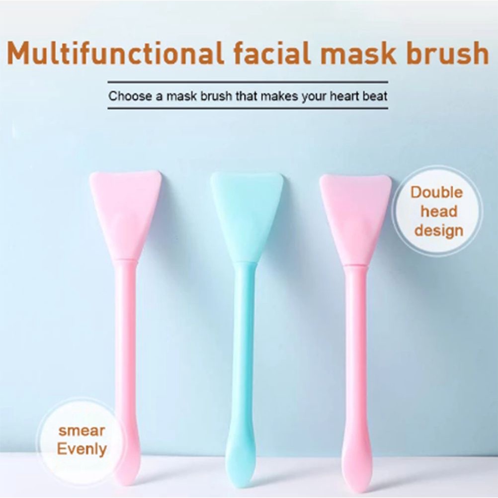 Bộ 2 Muỗng Silicone Trộn Mặt Trang Điểm Đa Năng Tiện Dụng