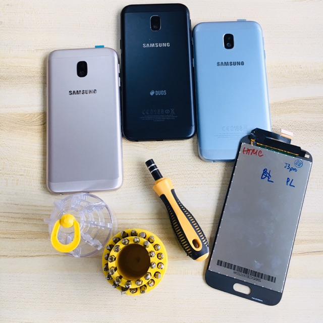 Combo Bộ Vỏ Sườn + Màn Hình Samsung J3 Pro Zin Hàng Cao Cấp (Tặng bộ vít)