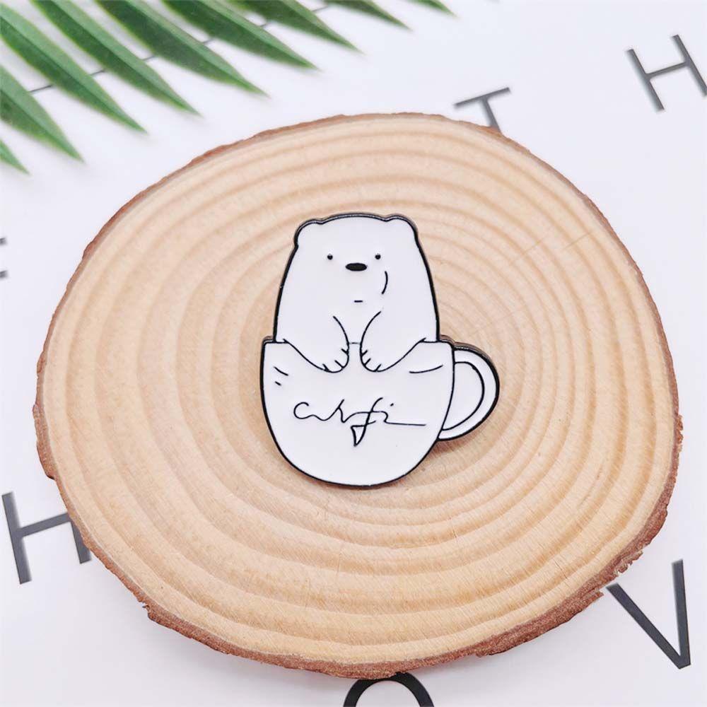 VANES1 Huy Hiệu Cài Áo Hình Ba Chú Gấu Hoạt Hình Đáng Yêu