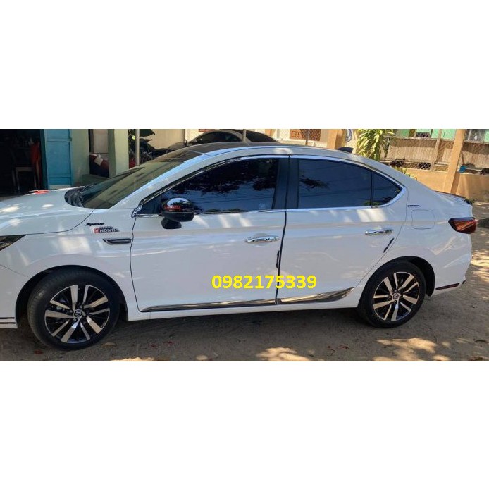 Nẹp Sườn Honda City 2021 Mạ Crom Cao Cấp