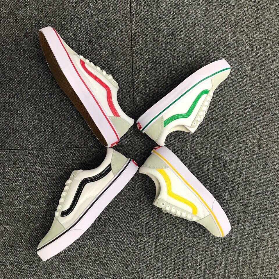 [BÁN SỈ LẺ] Giày VAN old skool da lộn cao cấp