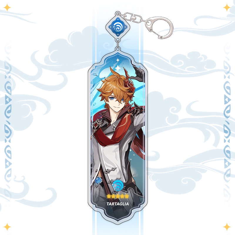 Móc Khóa Đồ trang trí Nhân Vật Kazuha Xiao Venti Kamizato Klee Tartaglia Albedo Ganyu Miko