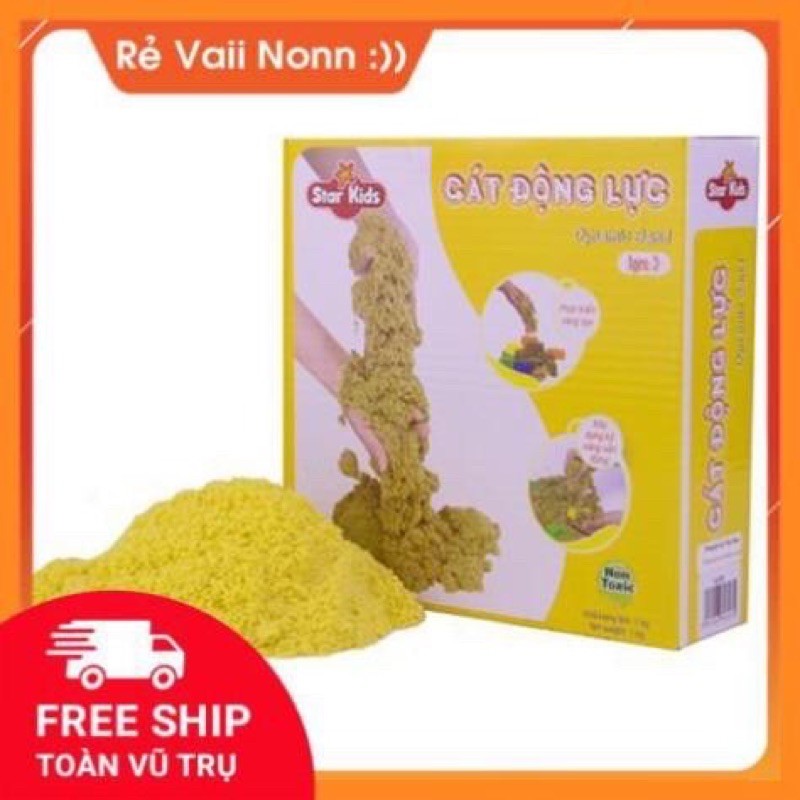 Cát động lực 1kg tặng kèm bộ khuôn, hàng chính hãng Star Kids