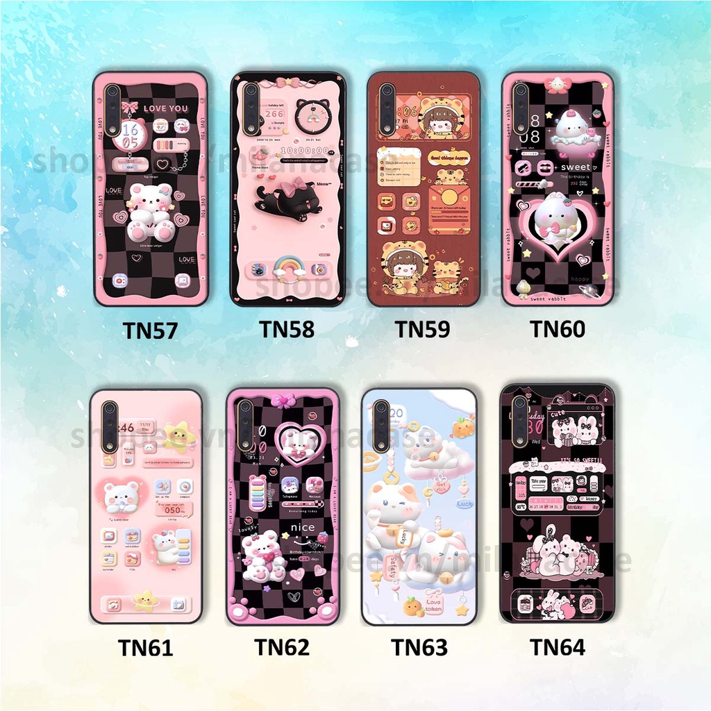 Ốp Vivo S1 / S1 Pro hình đồng hồ icon gấu mèo cute cực dễ thương ngộ nghĩnh