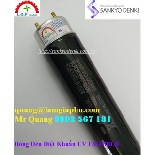 Đèn tia cực tím xanh đen UV Sankyo Denki F36T8BLB - 36W, 120cm