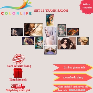 BỘ TRANH SALON TIỆM TÓC NỮ DÁN TƯỜNG TRANG TRÍ QUÁN CẮT TÓC SIÊU ĐẸP-FLTN3- ÁNH DƯƠNG