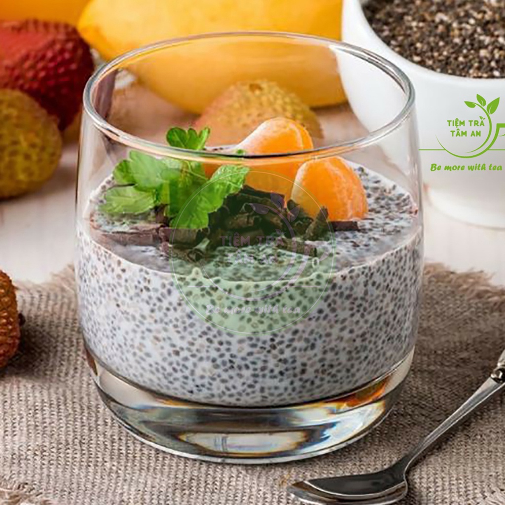 Hạt chia Úc Black Chia seeds, gói 100g, 200g, 500g - Tiệm Trà Tâm An