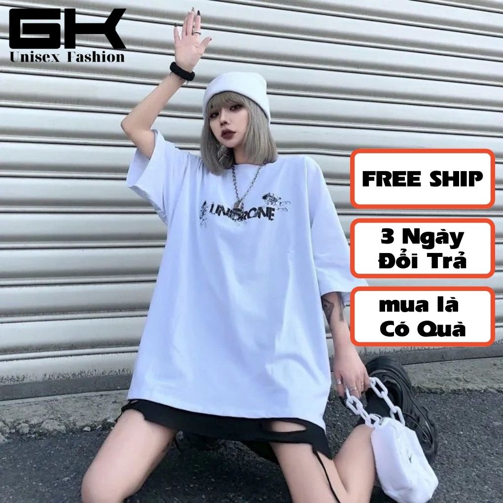 Áo thun phi hành gia unisex, áo phông nam nữ tay lỡ unisex - GK Fashion