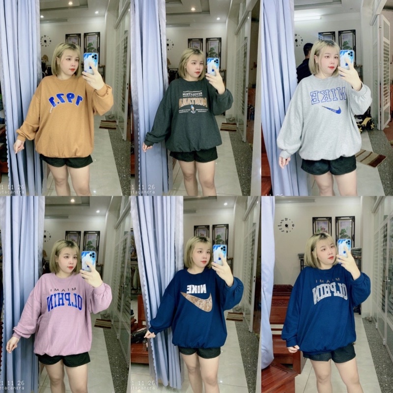 ÁO NỈ BIGSIZE 60kg - 95kg