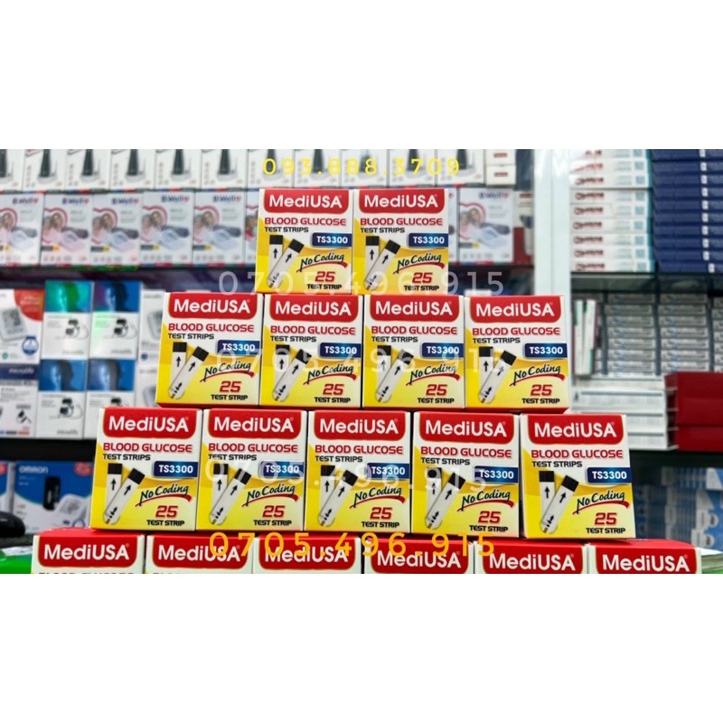 Que thử đường huyết MediUSA TS3300