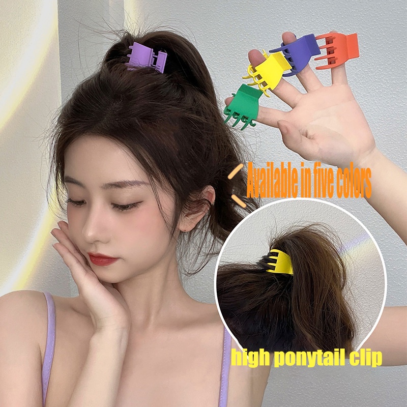 Kẹp Tóc Màu Trơn Đơn Giản Thời Trang Hàn Quốc Chất Lượng Cao