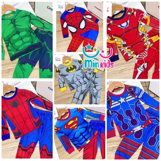 Đồ Người Nhện Cho Trẻ Em [SIÊU HOT] Siêu Nhân Của Bé Siêu Nhân Bộ Quần Áo Người Nhện Cho Bé Trai Thun 3D