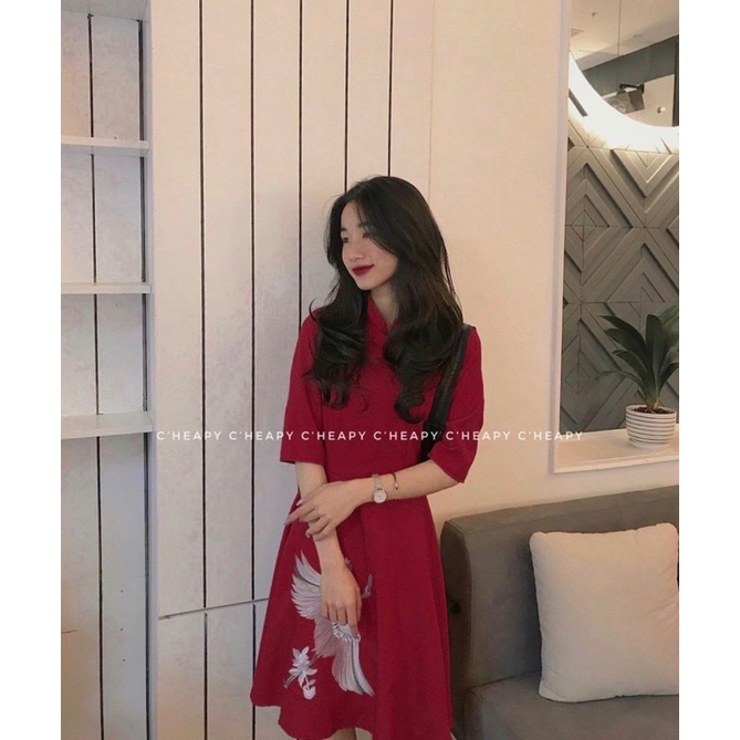 Đầm thêu hạt bigsize Kim Ngân từ 50kg đến 100kg