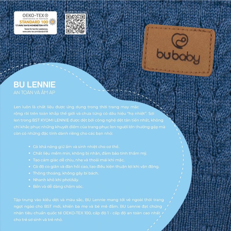 Áo Khoác Cardigan Len Dày BU Kyomi B27 • 6-12M 12-18M 18-24M 2-3Y 3-4Y • Choding Home
