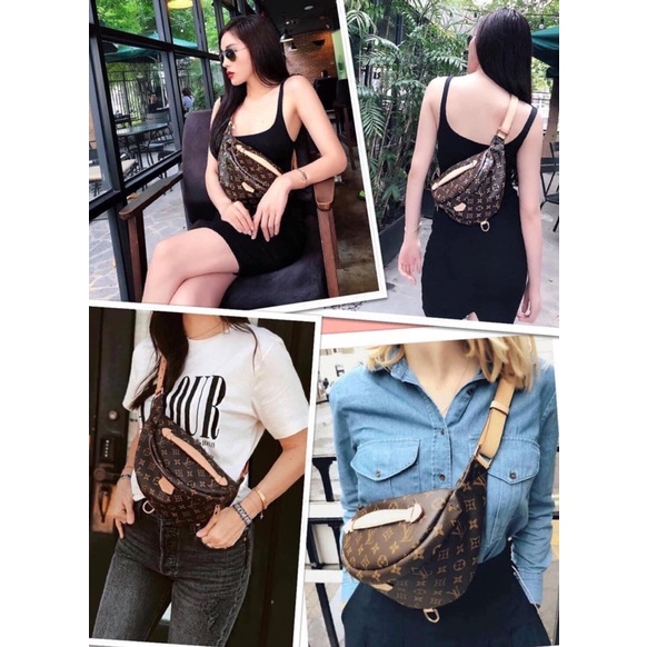 túi bao tử lv unisex nam nữ đều đeo được