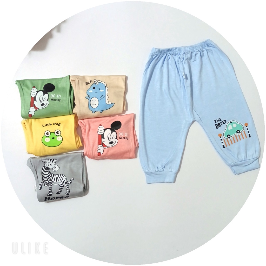 Quần Chục, Quần Dài Thun Lạnh Cho Bé Trai, Bé Gái 4 -15kg