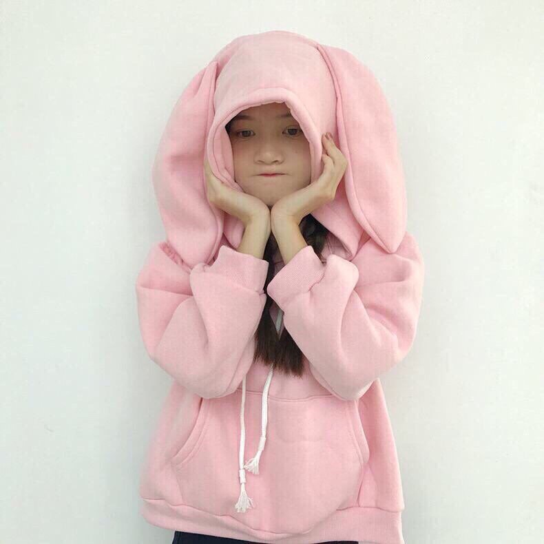Áo khoác nỉ tai thỏ so cute - atshoppee | BigBuy360 - bigbuy360.vn